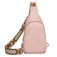 thumbnail image 5 of ibiyuan Crossbody Bags for Women Men Sling Bag Retro Large Capacity Zipper Messenger Bag for Women, Fashion Solid Pattern Practical Daily Shoulder Crossbody Bag, 5 of 5