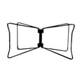 thumbnail image 3 of Almencla Foldable Stand Heavy Duty Foldable Stand Rack Foldable for Cooking BBQ M Black, 3 of 8