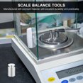thumbnail image 3 of MasteelfCA 2 Pcs Poids de Balance Professionnelle 200g Poids d'Étalonnage en Acier Poids de Balance Numérique, 3 of 8