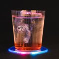 thumbnail image 4 of Sous-verre Lumineux Étanche à DEL, Forme Ronde, Transparent, Coloré, 4 of 8