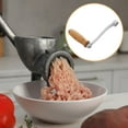 thumbnail image 4 of Manual Meat Mincer Wooden Crank Shape Sleek Design Home Users 1Pcs 6.2x3.9x1In, 4 of 5