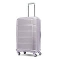 thumbnail image 4 of American Tourister Stratum 2.0 24" Hardside Medium Checked Spinner Luggage One Piece - Purple, 4 of 10