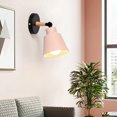 thumbnail image 2 of Caliente LED lámpara de pared moderno dormitorio de madera soporte luz hogar sala de estar baño lámpara estilo nórdico iluminación interior oso de fresa Electrónica, 2 of 6
