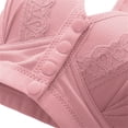 thumbnail image 5 of ManxiVoo Front Closure Wireless Bra for Women Full Coverage Comfortable Support Minimizer Bralette Non Padded Everyday Wear M Size Pink, 5 of 5