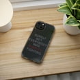 thumbnail image 5 of DistinctInk Clear Hybrid Case for Apple iPhone 15 Pro (6.1" Screen) - Surely Not Everybody Was Kung Fu Fighting - Wireless Charging Compatible, 5 of 9