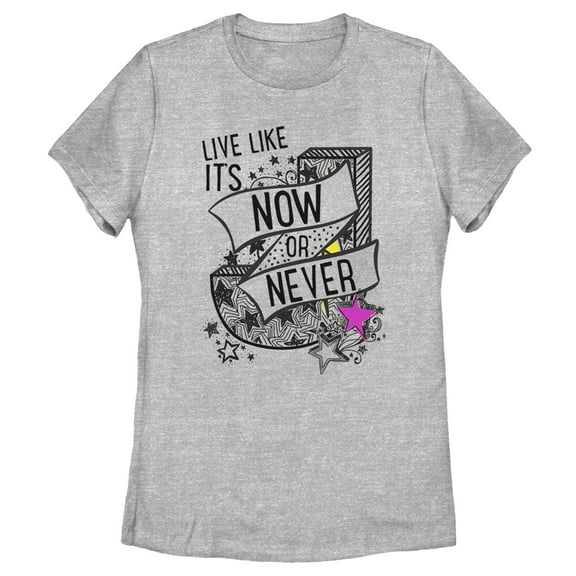 Women's Julie and the Phantoms Live Like It's Now or Never Graphic T-Shirt