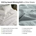 thumbnail image 4 of DOZ Bamboo Viscose Duvet Cover Set, Organically Grown Bamboo, Buttery Soft, Cooling, High GSM, 4 of 11