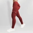 thumbnail image 4 of Womens High Waist Leggings Scrunch Cargo Leggings Butt Lifting Hidden Soft Pants Tummy Control Workout Yoga Pants with Pockets, 4 of 5