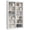 Fine Linen White, variant on 6-Tier Double Wide Bookshelves, Freestanding Display Storage Shelves, Tall 6 Tier Large Bookcases for Living Room Office