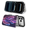 thumbnail image 6 of Wallet Case For Apple iPhone Air / 17 Pro / 17 Pro Max Series with Card Holder, PU Leather Kickstand Card Slots Screen Protector Included For iPhone 17 Series, Neon Cactus, 6 of 8