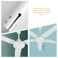 thumbnail image 4 of OULII Ceiling Fan Extension Rod 2Pcs White Iron Replacement for Height Adjustment, 4 of 7