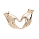 thumbnail image 5 of Broche de corazón y mano, broche, insignia, regalo para el Día de la Madre, decoración de atuendos, pin de solapa Oro, 5 of 9