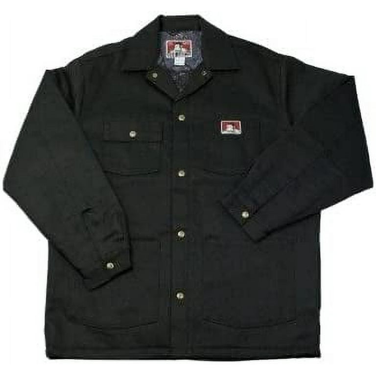 Ben Davis Men's Original Style Snap Button Front Chore Coat Classic Jacket  