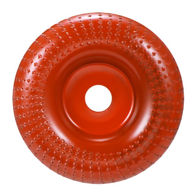 Kearding Disco abrasivo de ángulo de madera, herramienta rotativa de tallado de lijado, disco abrasivo para amoladora angular, revestimiento de carburo Teteras No.7