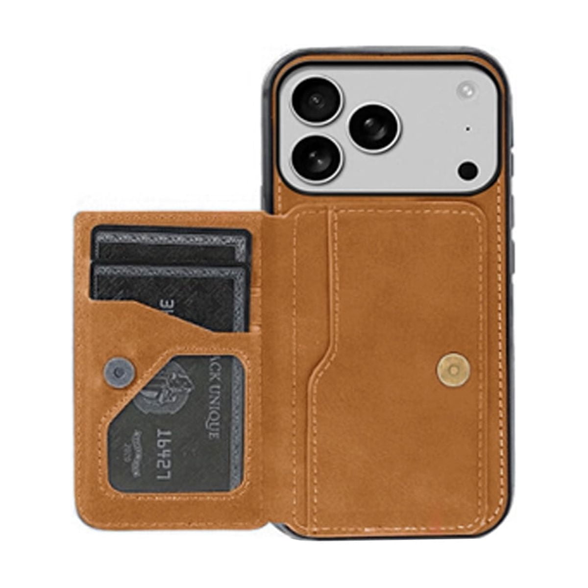 Leather Pocket Wallet Case for iPhone 17 Pro Max