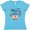 Aqua, variant on Inktastic Blessed to Be a Nana with Flowers Women's V-Neck T-Shirt
