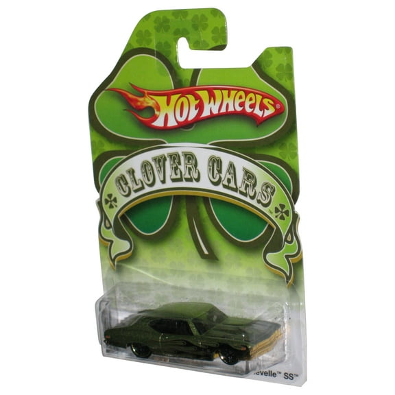 Hot Wheels Clover Cars (2009) Green '69 Chevelle SS Toy Car