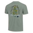thumbnail image 3 of Women's  Light Green Notre Dame Fighting Irish Christmas Tree Comfort Colors T-Shirt, 3 of 3