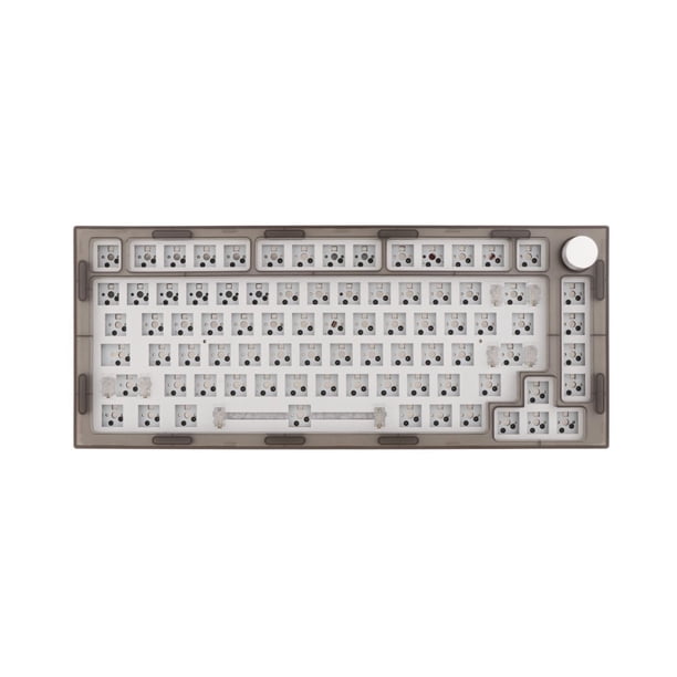 de bricolaje de mecánico, personalizable intercambiable , compatible con junta ámbrica, licencia de montaje RGB retro shamjiam Juegos de teclados mecánicos