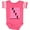 Football Pink and White, variant on Inktastic Hope- Breast Cancer Awareness Boys or Girls Baby Bodysuit