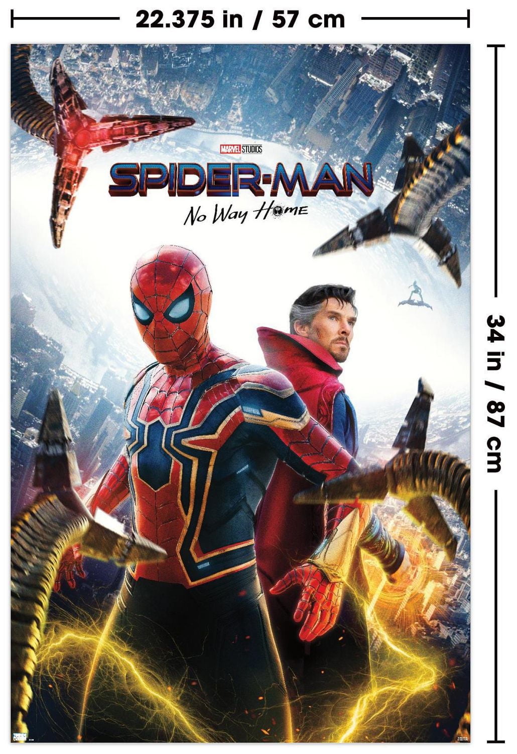 Water Landscape Wall Poster, 22.375" x 34"