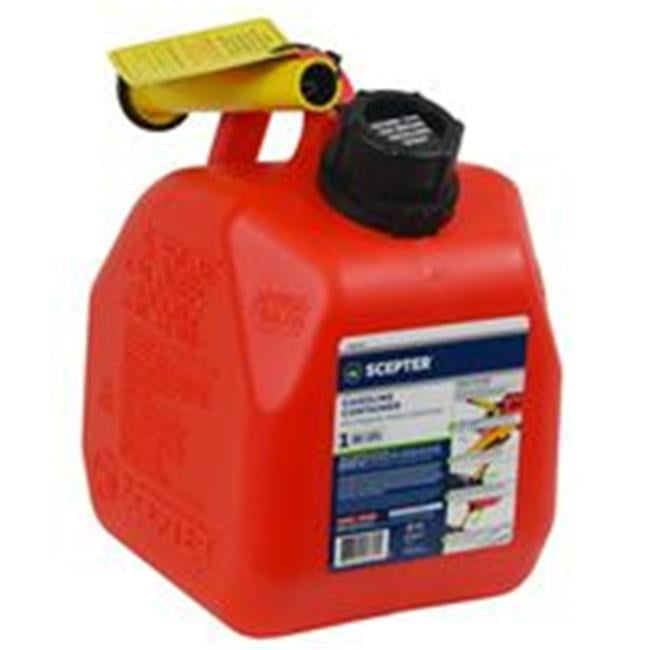 Scepter 4496550 1 gal Gas Fuel Can with FlameMitigation Device