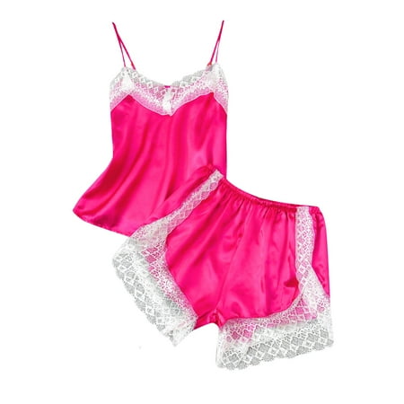 

Women Satin Leopard Sling Sleepwear Lingerie Lace Nightwear Underwear Set Lingerie Nightwear Chemise Nightie