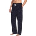 thumbnail image 3 of Kdxio Beautiful Roses Print Men's Sleep Pajama Pant Lounge Pants with Pockets, 3 of 8