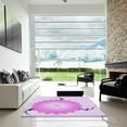 thumbnail image 7 of Ahgly Company Machine Washable Indoor Square Transitional Heliotrope Purple Area Rugs, 8' Square, 7 of 7