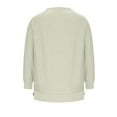 thumbnail image 4 of BLVB Women's Oversized Sweatshirts Crewneck Long Sleeve Tunic Pullover Shirts Side Zipper Tops Fall Clothes, 4 of 6