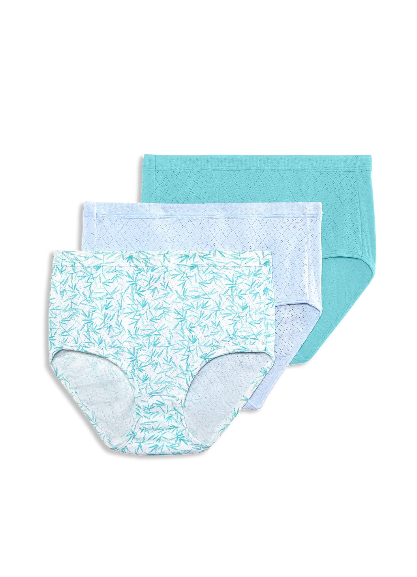 Jockey Slip Donna Elance Breathe – Confezione Da 3 (Light/Simple Dot/Black) – Taglia 10