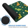 thumbnail image 6 of Long Mouse Pads for Desk,Green Cartoon Dinosaurs Eggs Pattern Desk Mats on Top Of Desks, Desk Mouse Pad Extra Large with 3mm Non-Slip Base and Stitched Edge for Gaming,Office,Work,Home 31.5"x11.8", 6 of 6