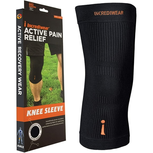 Incrediwear Knee Sleeve â€“ Knee Braces for Knee Pain, Joint Pain Relief, Swelling, Inflammation Relief, and Circulation, Knee Support for Women and Men, Fits 12â€-14â€ Above Kneecap (Black, Medium)