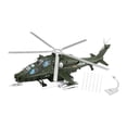 thumbnail image 4 of Helicóptero de juguete modelo ABS 1:52 de aleación de zinc con funciones interactivas, avión para Verde, 4 of 8