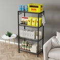 thumbnail image 3 of EFINE 2-Pack 4-Shelf Shelving Unit with 8 Hooks and 4-Shelf Liners, 3 of 5