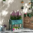 thumbnail image 2 of Outsunny Raised Garden Bed w/ Legs Galvanized Elevated Planter Box Green, 2 of 10