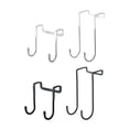 thumbnail image 2 of Walbest Practical Stainless Steel Double S-shaped Hanger Hook Reliable Punch-free Door Rear Hook, 2 of 7