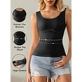 thumbnail image 3 of Athlemo Women Shapewear Tummy Control Tank Top Compression Slimming Body Shaper Camisole, 3 of 7