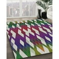 thumbnail image 2 of Ahgly Company Indoor Square Patterned Green Novelty Area Rugs, 6' Square, 2 of 6