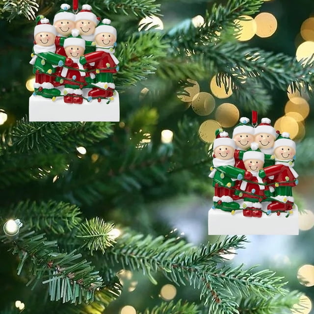 Fiudx Adorno Navideño Personalizado para Árbol de Navidad, Decoración Navideña Personalizable, Decoración Festiva para El Hogar, Recuerdo de Tradición Familiar, Regalo Ideal de Navidad, Tamaño 8,5 X