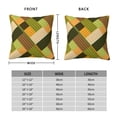 thumbnail image 4 of YFYANG Square Decorative Throw Pillow Case (Without Pillow Insert), Vintage Abstract Stripe Graffiti Bedroom Sofa Car Cushion Cover, 12"x12", 4 of 9