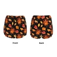 thumbnail image 6 of Goofa Thanksgiving Turkey 1 Printed Women 2 in 1 Running Shorts,Quick Dry Athletic Workout Shorts,High Waisted Athletic Shorts with Liner Pockets-Large, 6 of 9