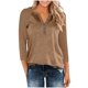thumbnail image 1 of Ailaofu Summer Tops for Women 3/4 Length Sleeve Womens Trendy Clothes Woman Casual Basic Tees Shirts, 1 of 6