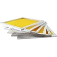 thumbnail image 2 of INTBUYING 6PCS 20"*20" Aluminum Pre-Stretched Silk Screen Printing Frame with 200 Mesh (80T) Yellow DIY with Metal Scraper, 2 of 8