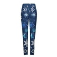 thumbnail image 3 of Kaemgyyd Christmas Leggings for Women Comfy Printing Pajama Pants High Waisted Soft Yoga Tights for Workout Running, 3 of 4