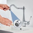 thumbnail image 2 of Elegant Kitchen Faucet Single Lever Sink Mixer High Spout 360 Rotation Retro Kitchen Sink Faucet in Chromed Brass, 2 of 5