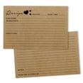 thumbnail image 1 of Inkdotpot 4x6 Inch Recipe Cards (Set of 50) , Thick Double Sided Premium Card Stock- Modern Style Kraft Recipe Notecards for Weddings- Bridal- Baby Shower - Classic Theme, 1 of 6