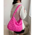 thumbnail image 4 of Kukuzhu Quilted Shoulder Tote Shoulder Bag Women Padding Cotton Down Hobo Bag Large Casual Shopping Bags, 4 of 7
