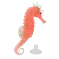 thumbnail image 1 of Hippocampus, Luminous Seahorse Decorative With Suction For Aquariums Red, 1 of 8