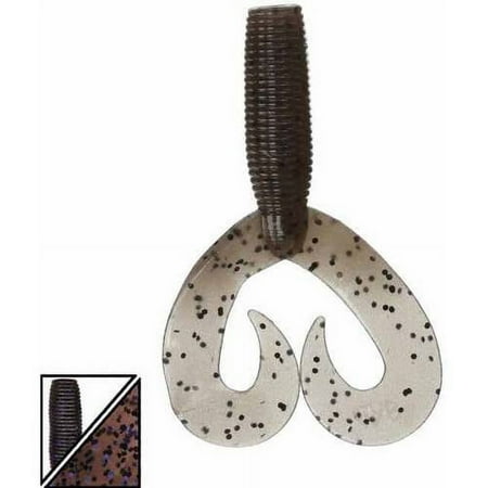 Yamamoto 5 Double Tail Grub Cinnamon/Blk&Prpl Flk